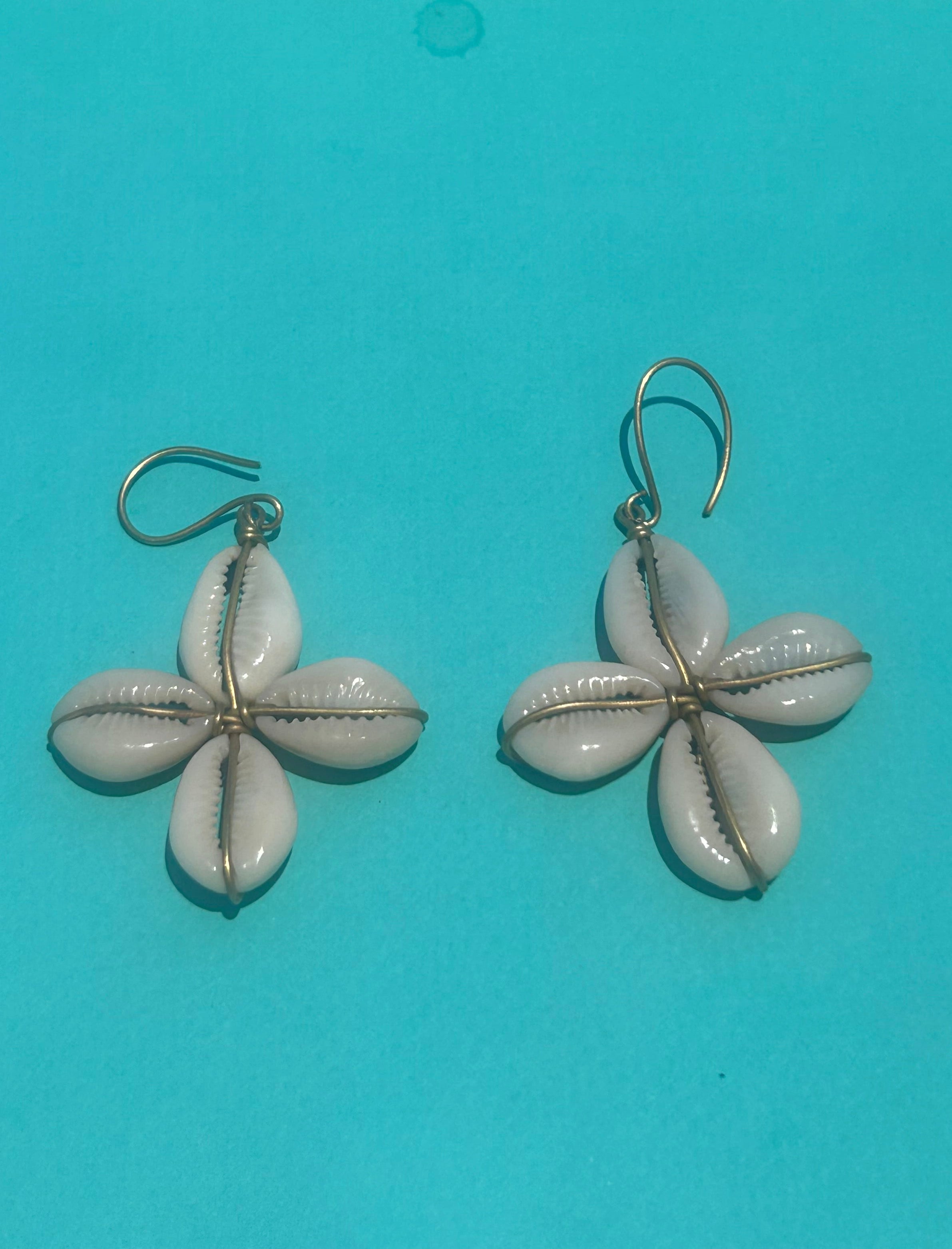 Cowrie Shell Earrings