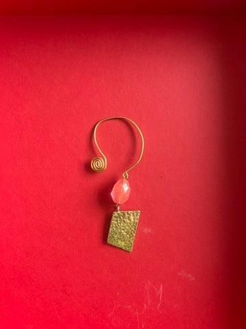 Brass & Assorted Bead Earcuffs
