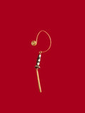 Brass & Assorted Bead Earcuffs