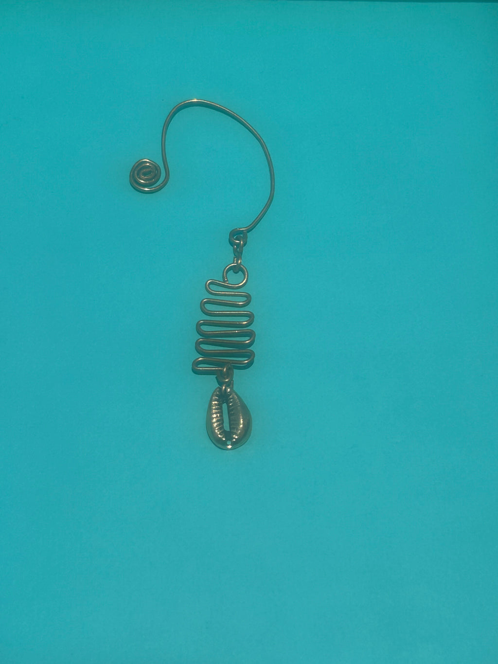 Gold Cowrie Ear-Cuffs