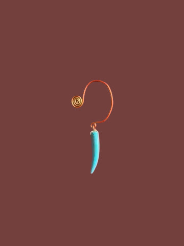 Brass & Assorted Bead Earcuffs