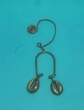 Gold Cowrie Ear-Cuffs