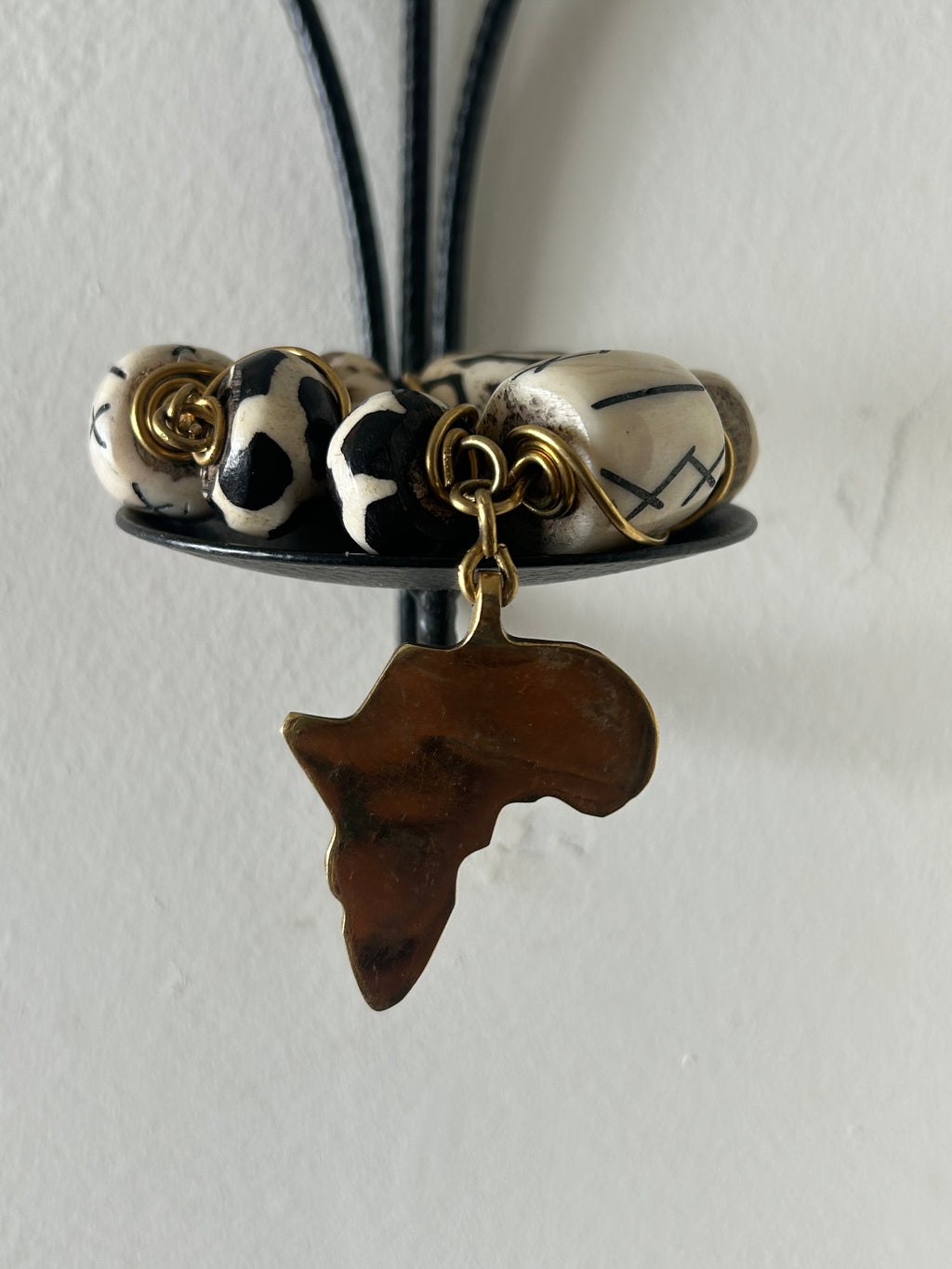 Batik & Brass Africa Charm Bracelet